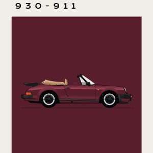 0-Porche – 930 - 911 - Maroon