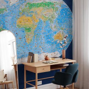 Wild World Map by Anton Thomas - Grafico Walls