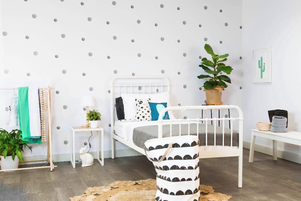 A&L Kids Wallpaper - Here, There, Everywhere (Light Grey)
