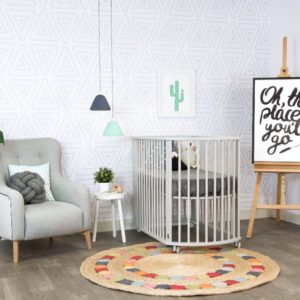 A&L Kids Wallpaper - The Aztec (Light Grey)