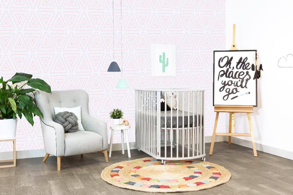 A&L Kids Wallpaper - The Aztec (Pink)