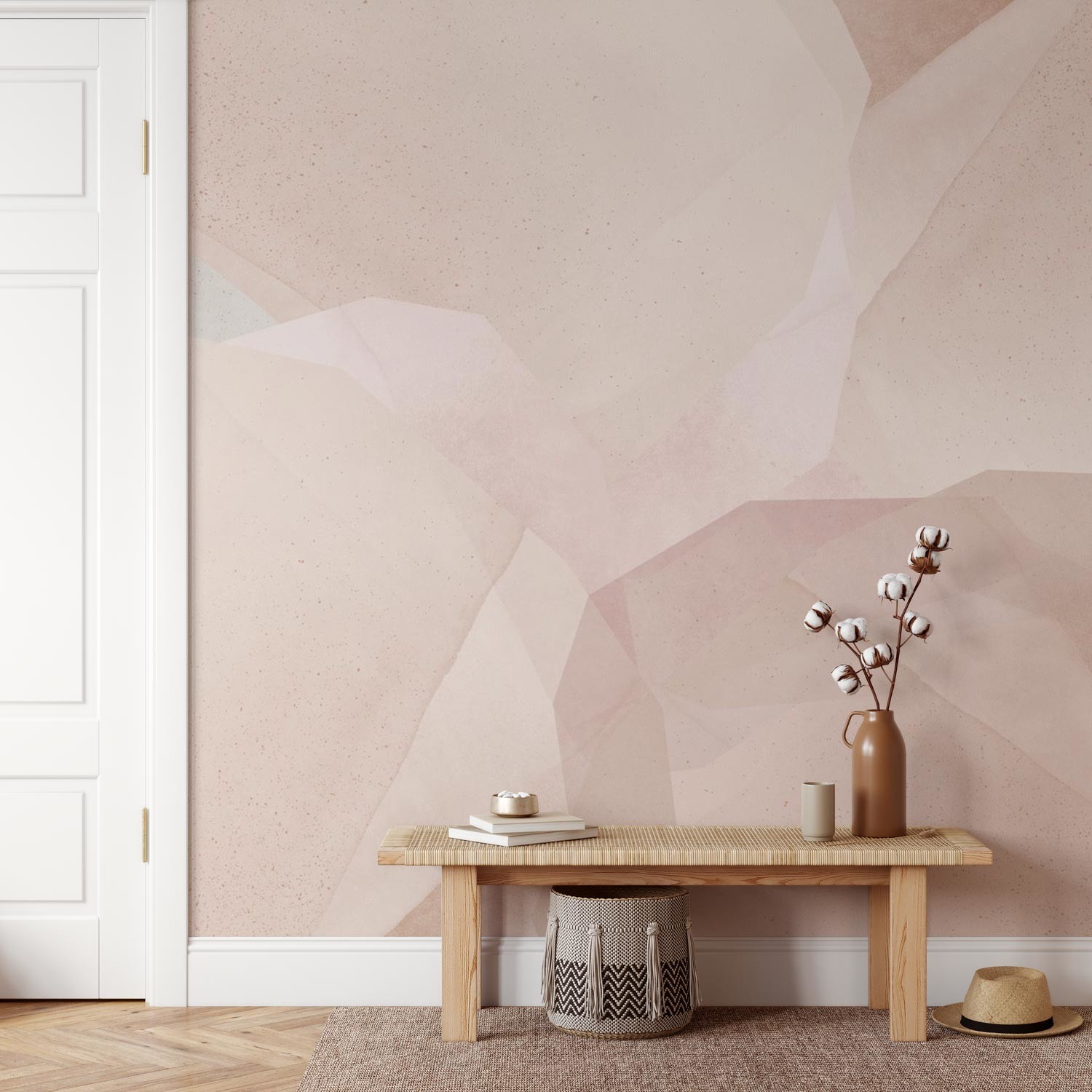 Abstract Stone Blush | WALLPAPER