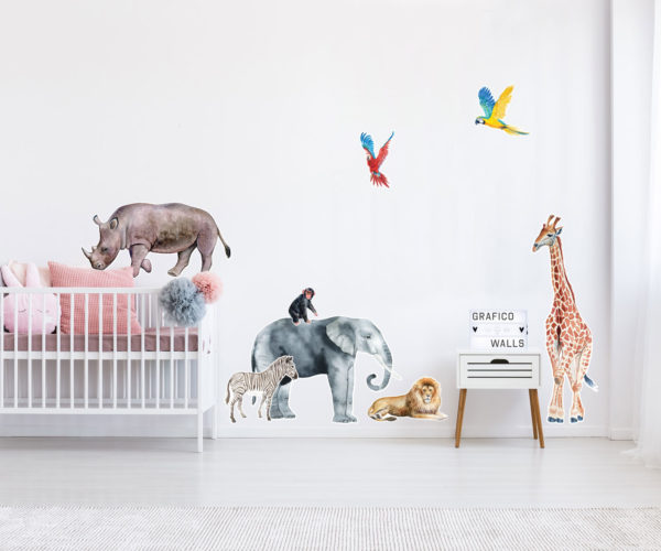 Animal Safari | Kids Wall Decals | Grafico Melbourne