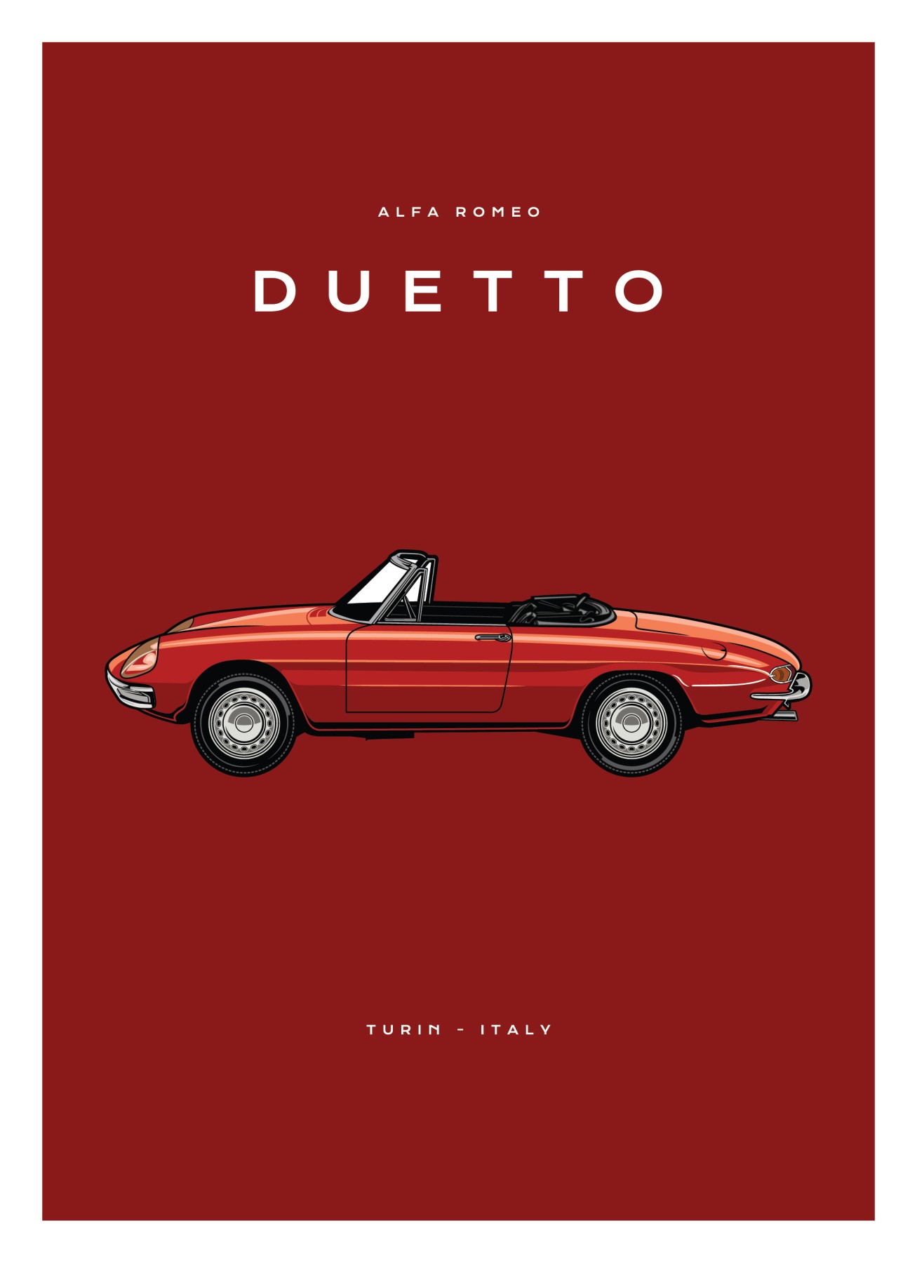Alfa Romeo - Duetto - Red