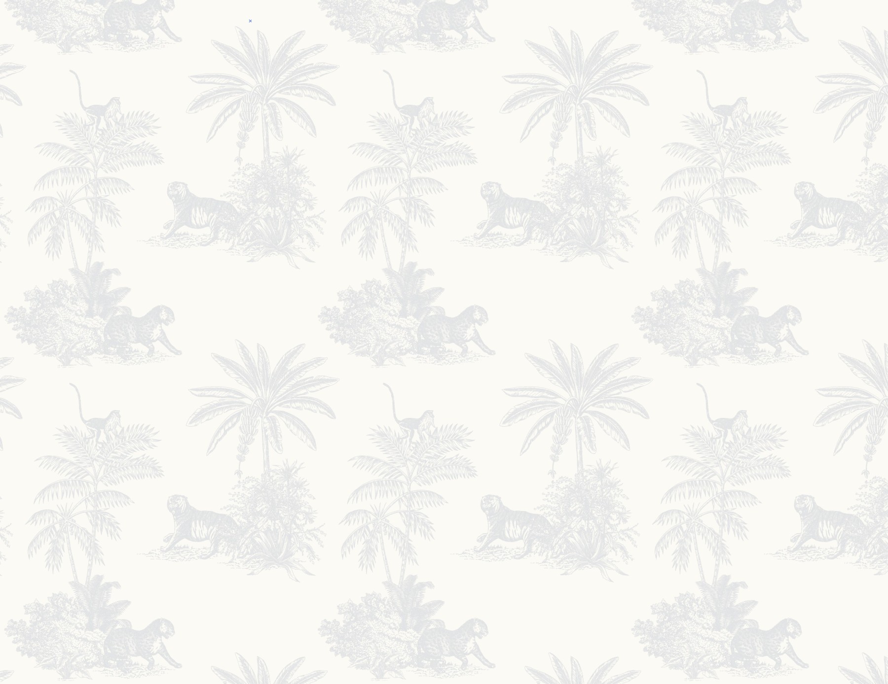 Animalia Tropicale - Light Grey