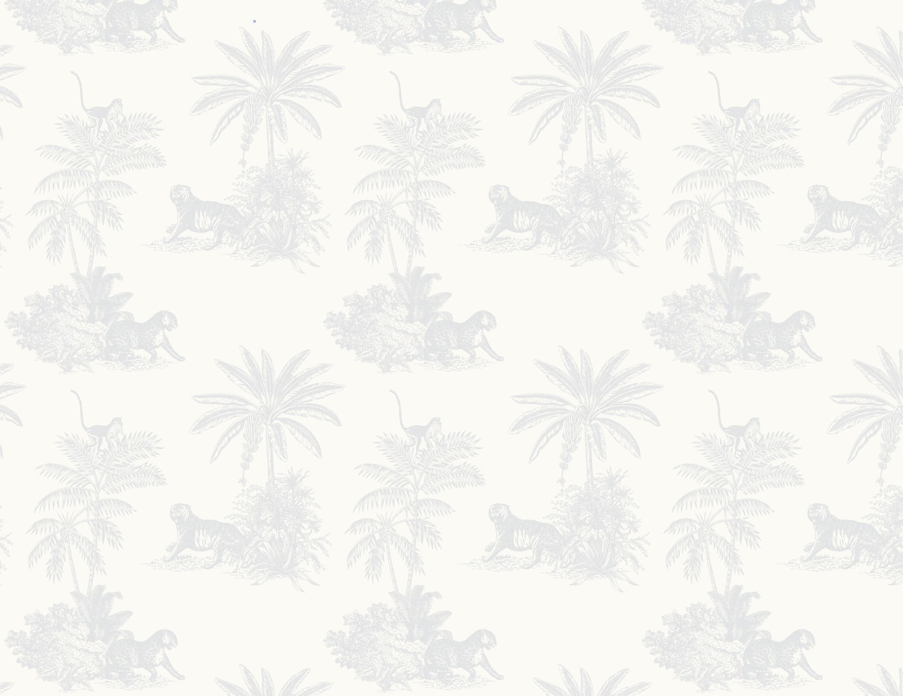 Animalia Tropicale - Light Grey