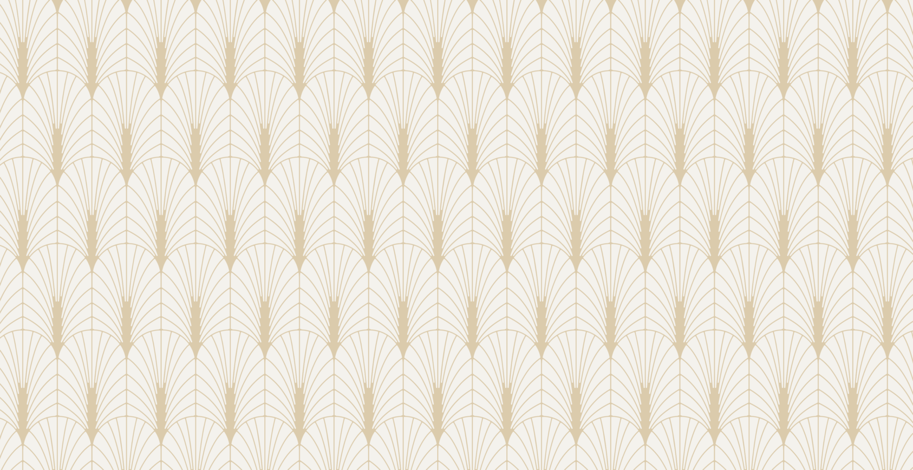 Deco Fantail - Gold Wallpaper | Grafico Melbourne