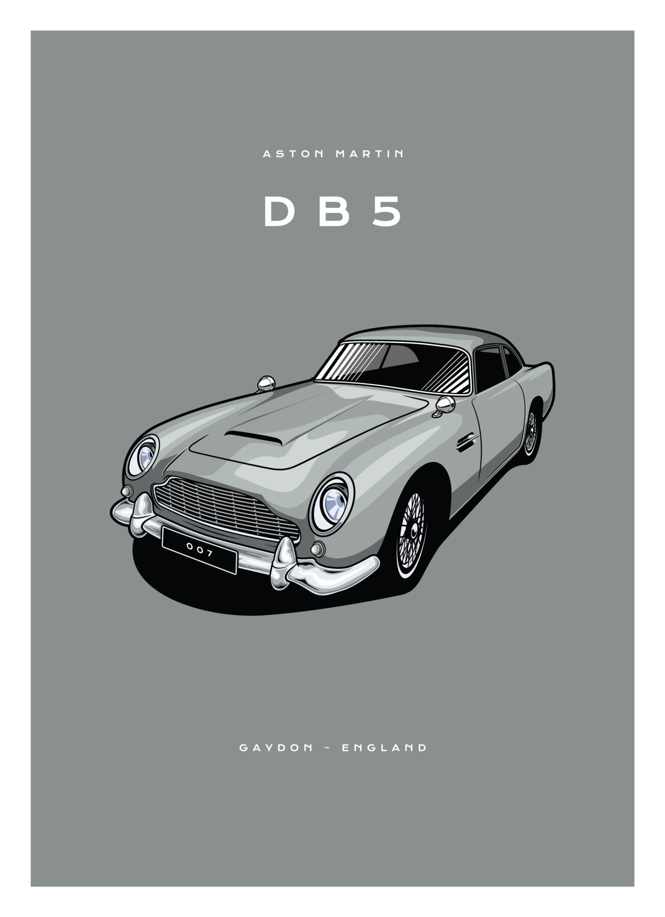 Aston Martin - DB5 - Grey