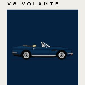 Aston Martini - V8 Volante - Dark Blue