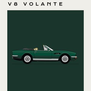 Aston Martini - V8 Volante - Green