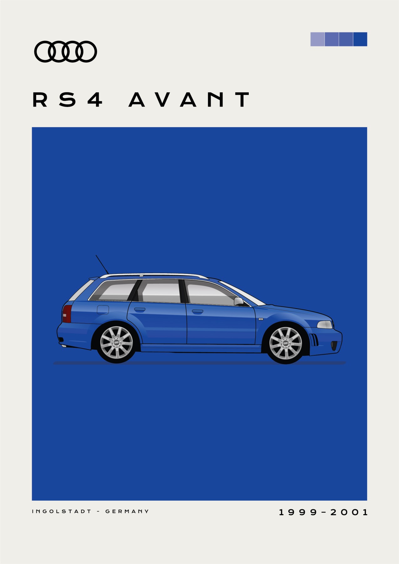 Audi - RS4 Avant - Blue