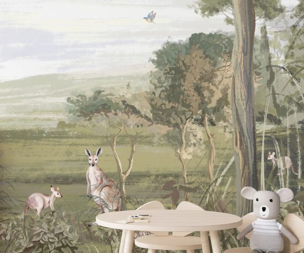 Forest Mural Australian Animal Wallpaper - Grafico Walls Melbourne Australia