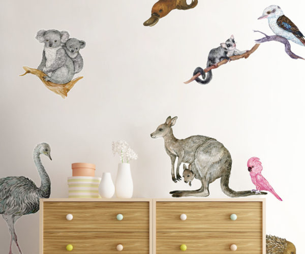 Australian Animals | Kids Wall Decals | Grafico Melbourne