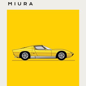 Automobili - Lamborghini - Miura - Yellow