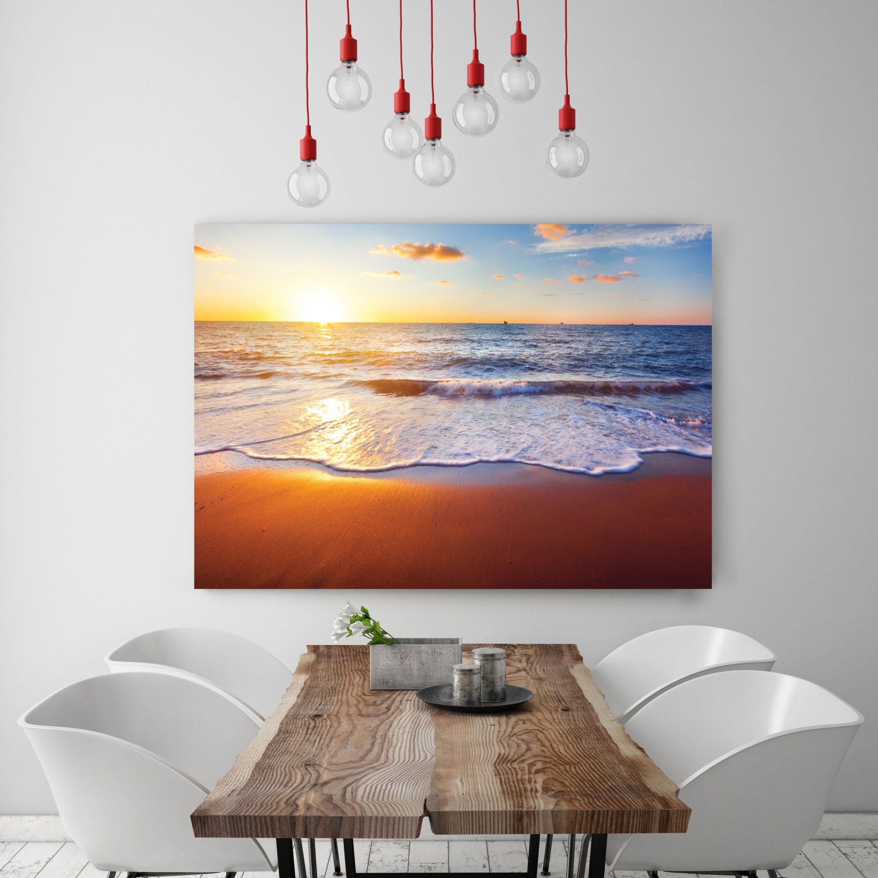 Beach Sunset | STRETCHED CANVAS | PRINTED PANEL