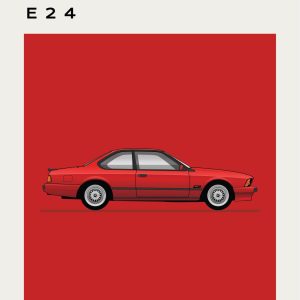 BMW - E24 - Red