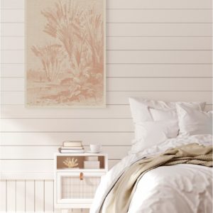 Coastal Palm Linen - Type 5 | Strethed Canvas | Printed Panel | Grafico Melbourne