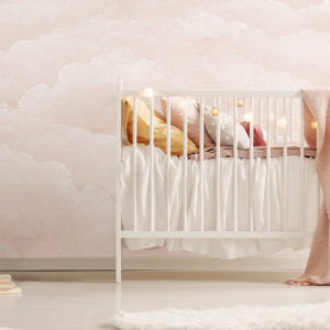 Etched Clouds - Blush Wallpaper | Grafico Melbourne