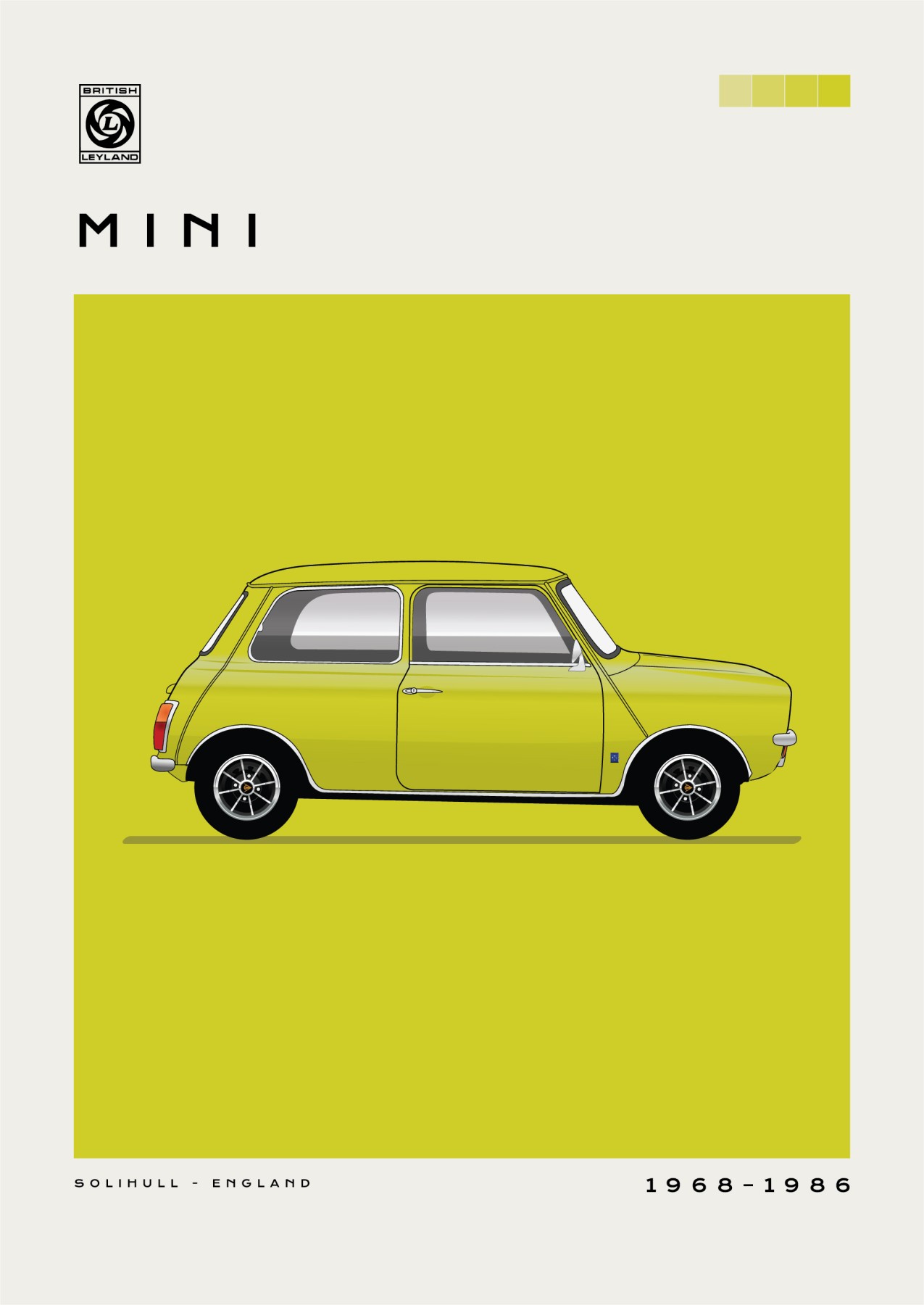 British Leyland - Mini - Lime