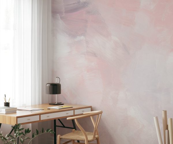 Brushstrokes - Blush | WALLPAPER - Grafico Australia