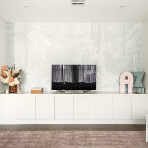 Etched Australian Rainforest Wallpaper