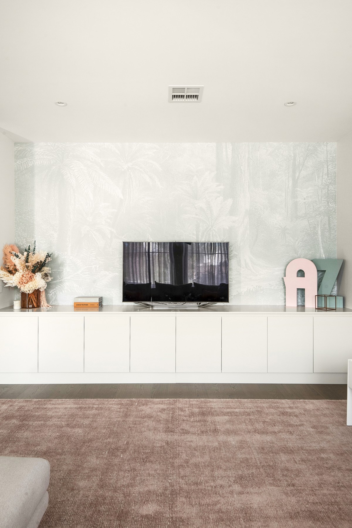 Etched Australian Rainforest Wallpaper