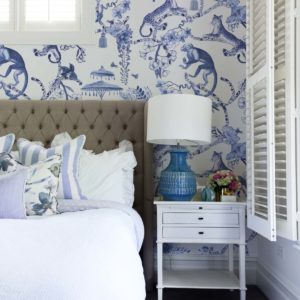 Chinoiserie - Blue Wallpaper| Grafico Melbourne