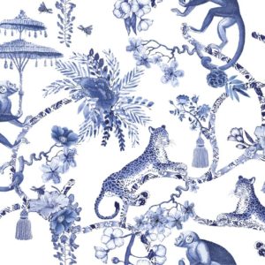 Chinoiserie - Blue Wallpaper| Grafico Melbourne