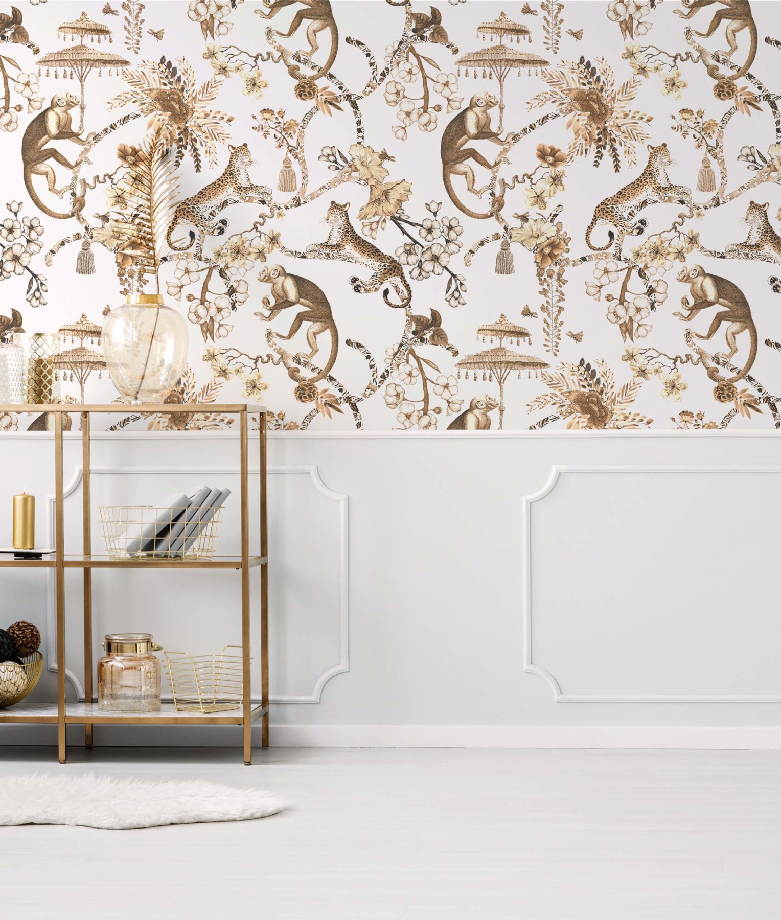 Chinoiserie - Gold Wallpaper| Grafico Melbourne