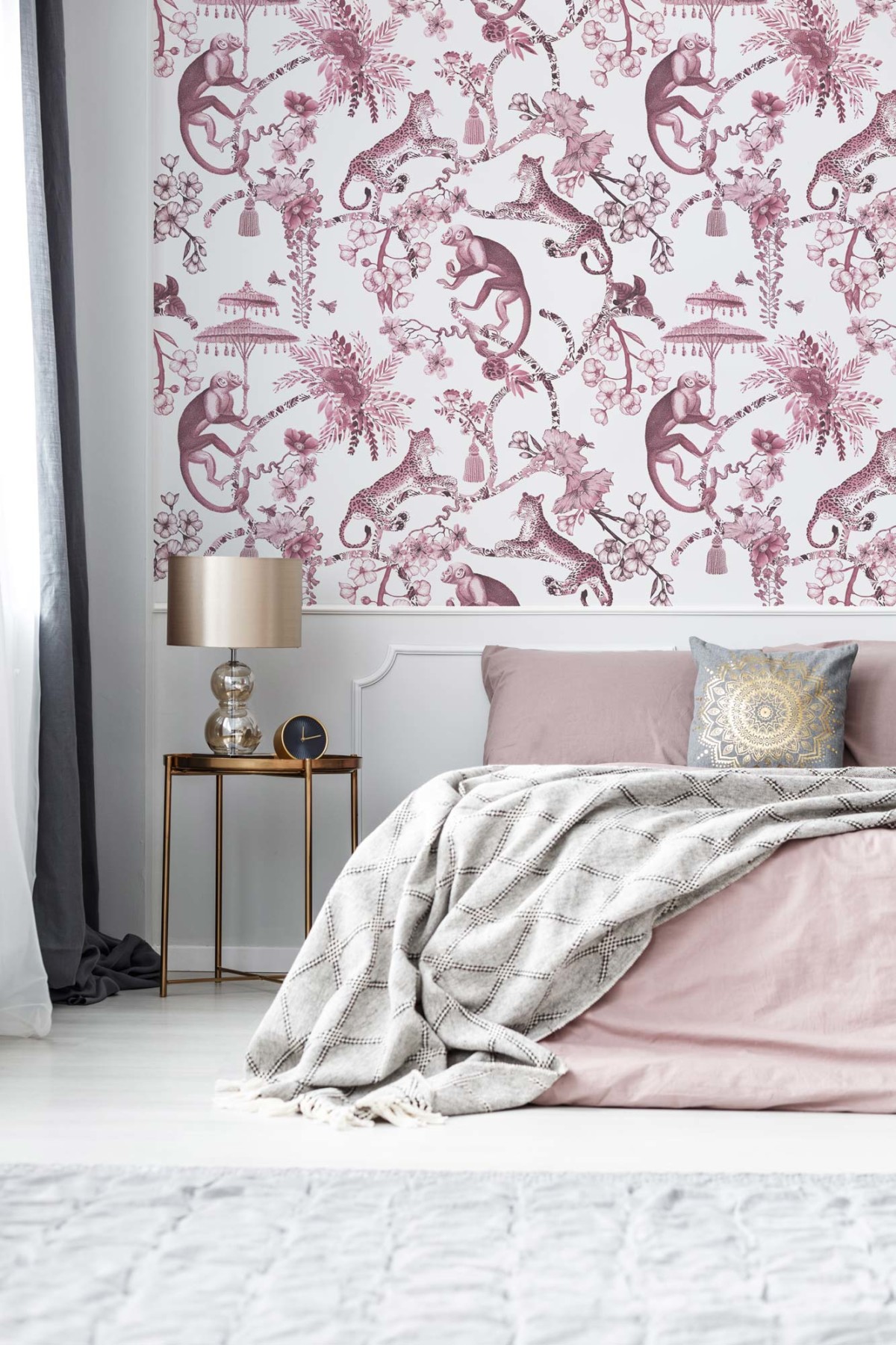 Chinoiserie - Pink Wallpaper| Grafico Melbourne