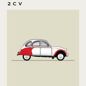 Citroen - 2CV- Creme