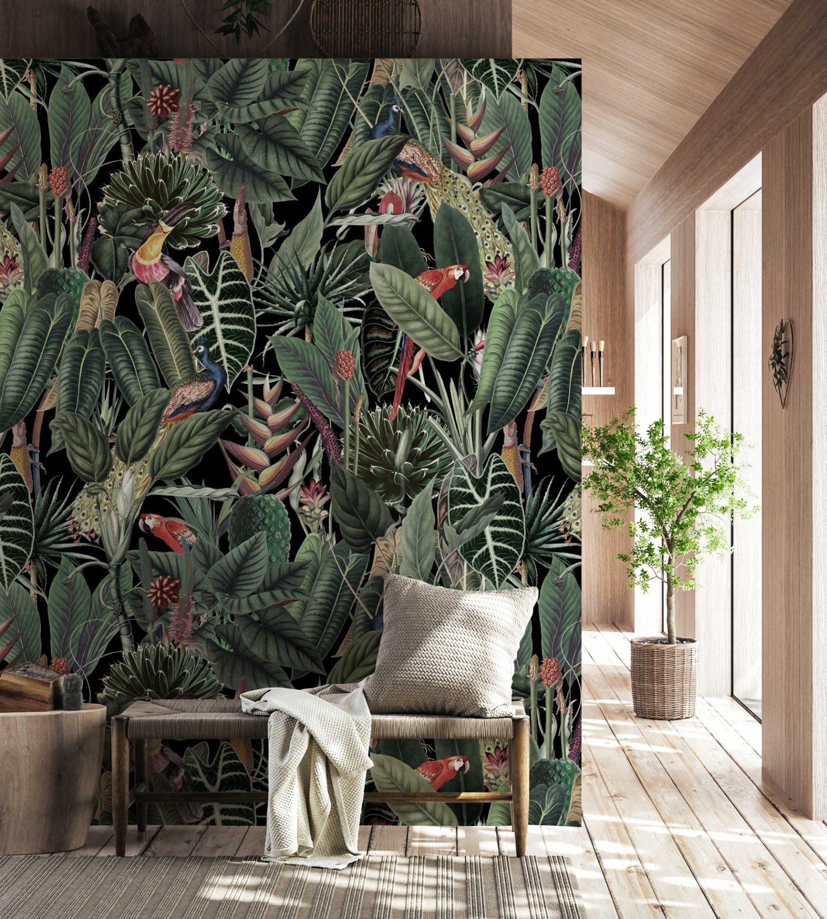 Club Tropicana - Black | WALLPAPER