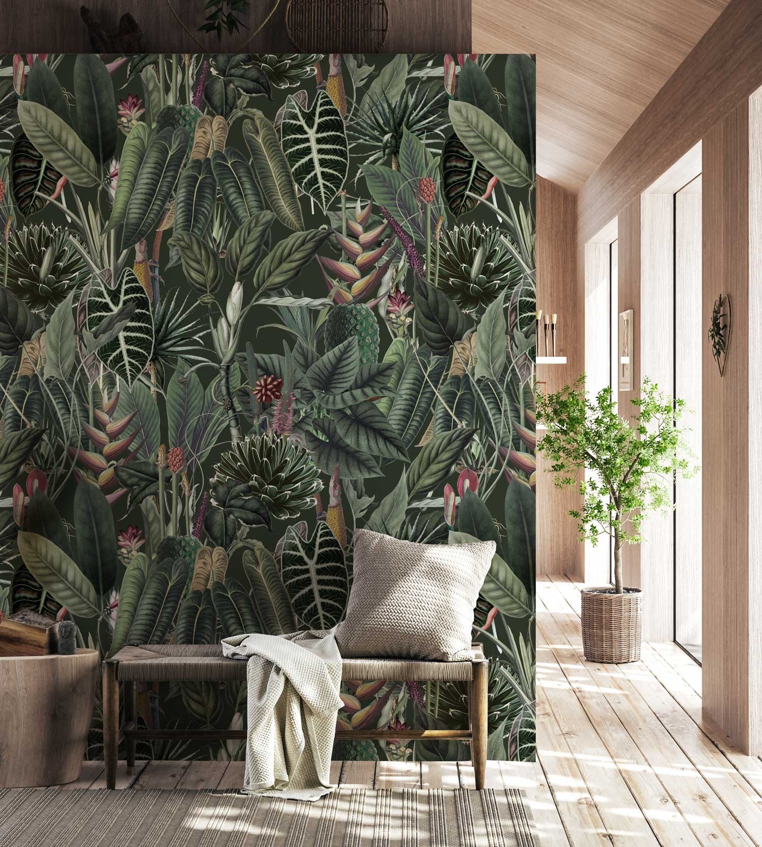 Club Tropicana Green - Without Birds | WALLPAPER