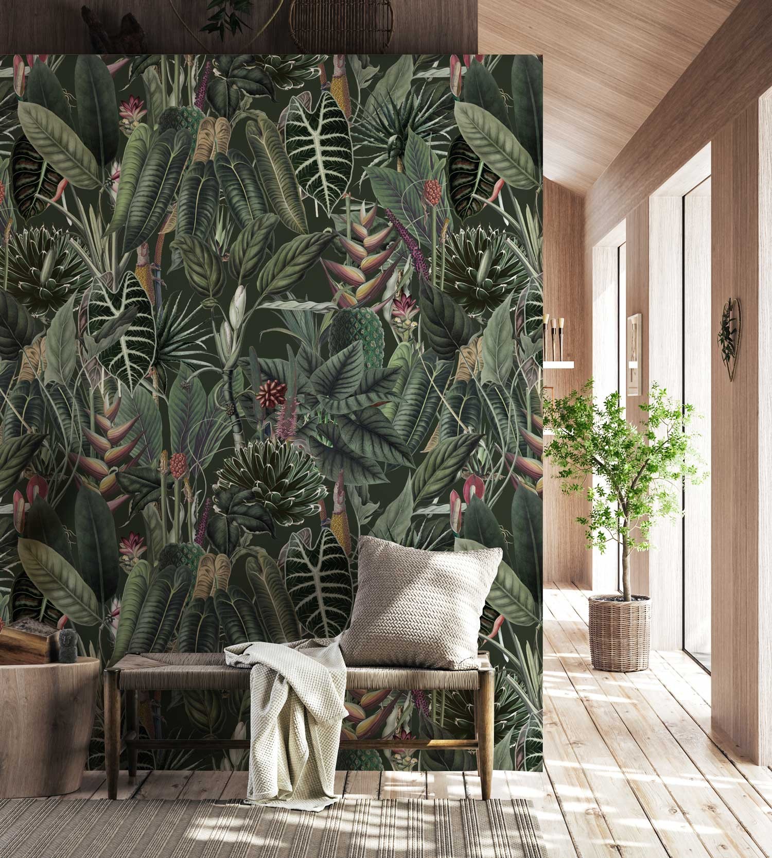 Club Tropicana Green - Without Birds | WALLPAPER - Grafico Australia