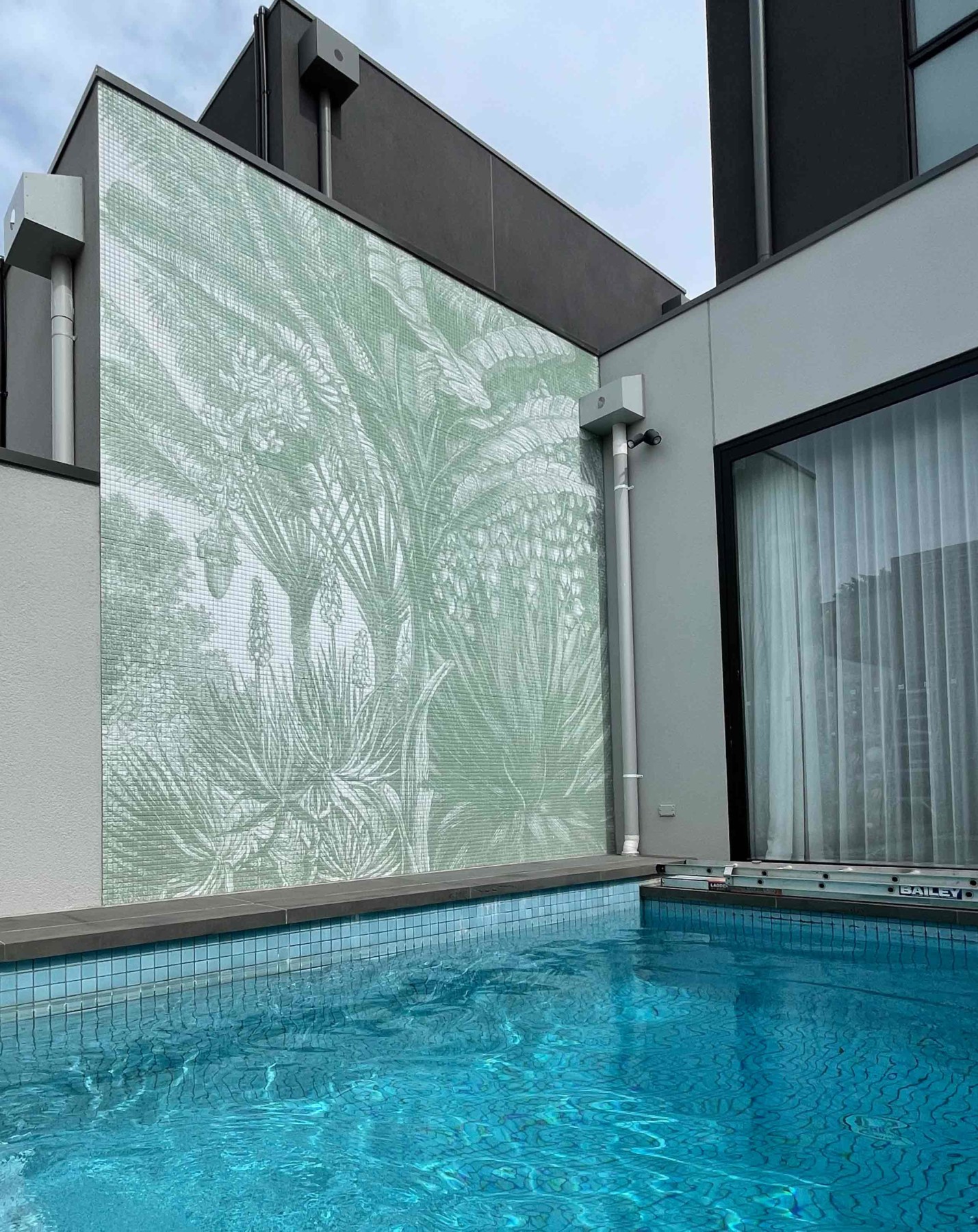 Coastal Plantain - Sage Green | Custom Print Resin Tiles