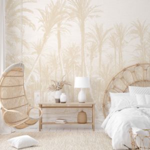 Coastal Palm - Gold Wallpaper | Grafico Melbourne