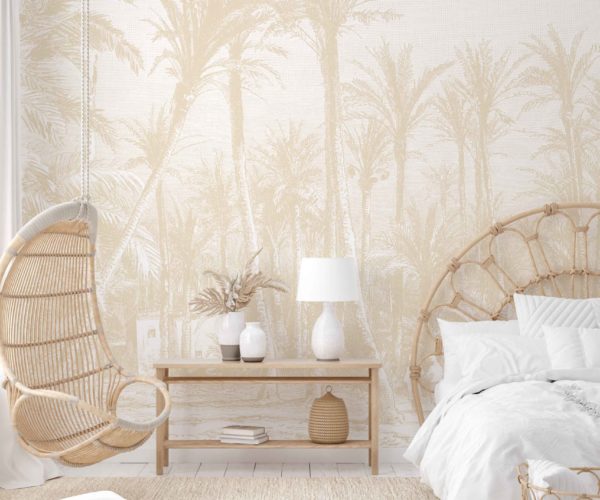 Coastal Palm - Gold Wallpaper | Grafico Melbourne