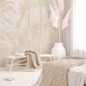 Coastal Palm - Gold Wallpaper | Grafico Melbourne