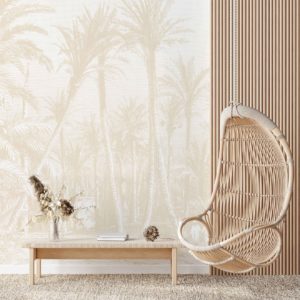 Coastal Palm - Gold Wallpaper | Grafico Melbourne