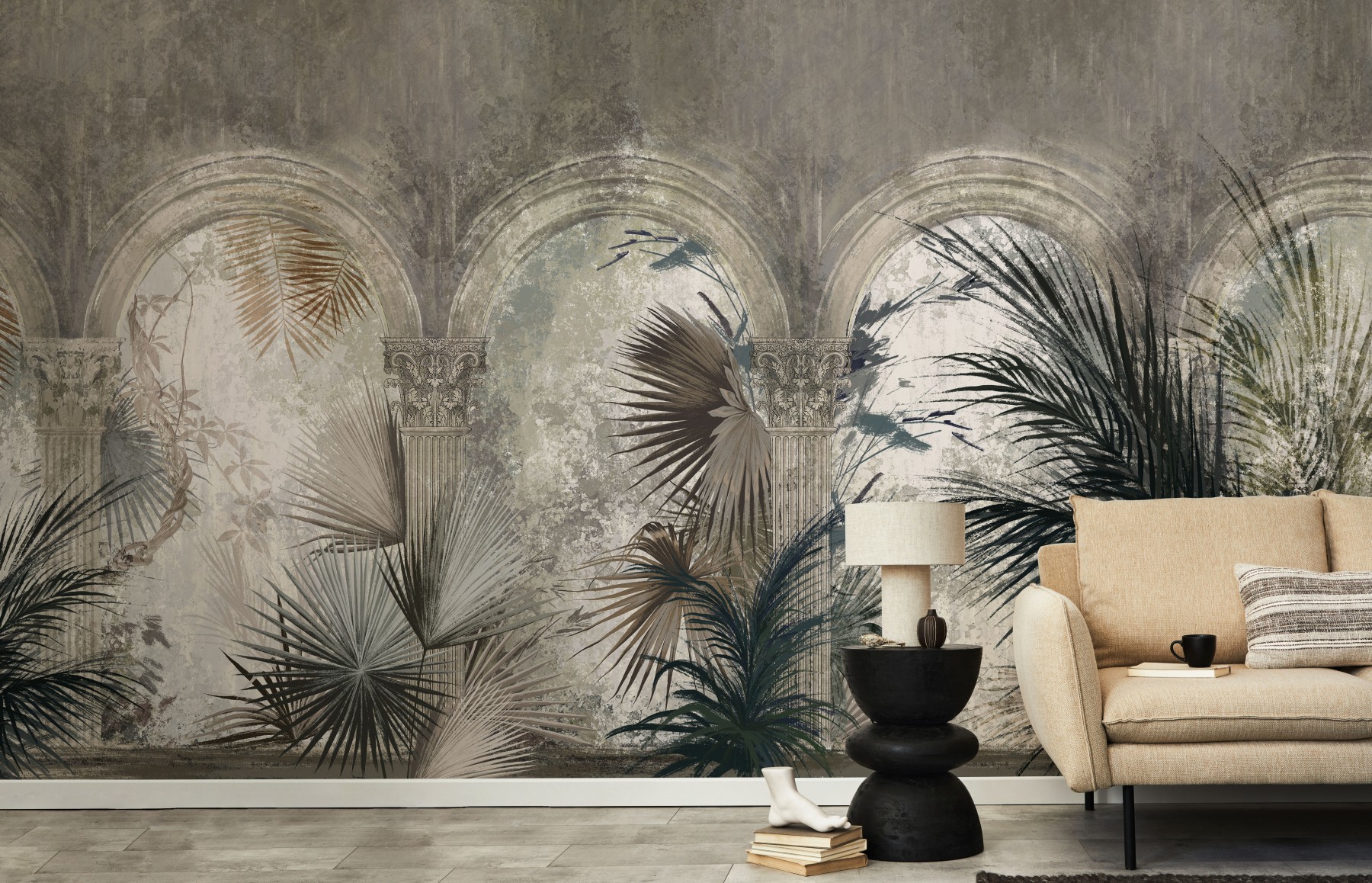 Fresco by Osborne  Little  Verdigris  Wallpaper  Wallpaper Direct