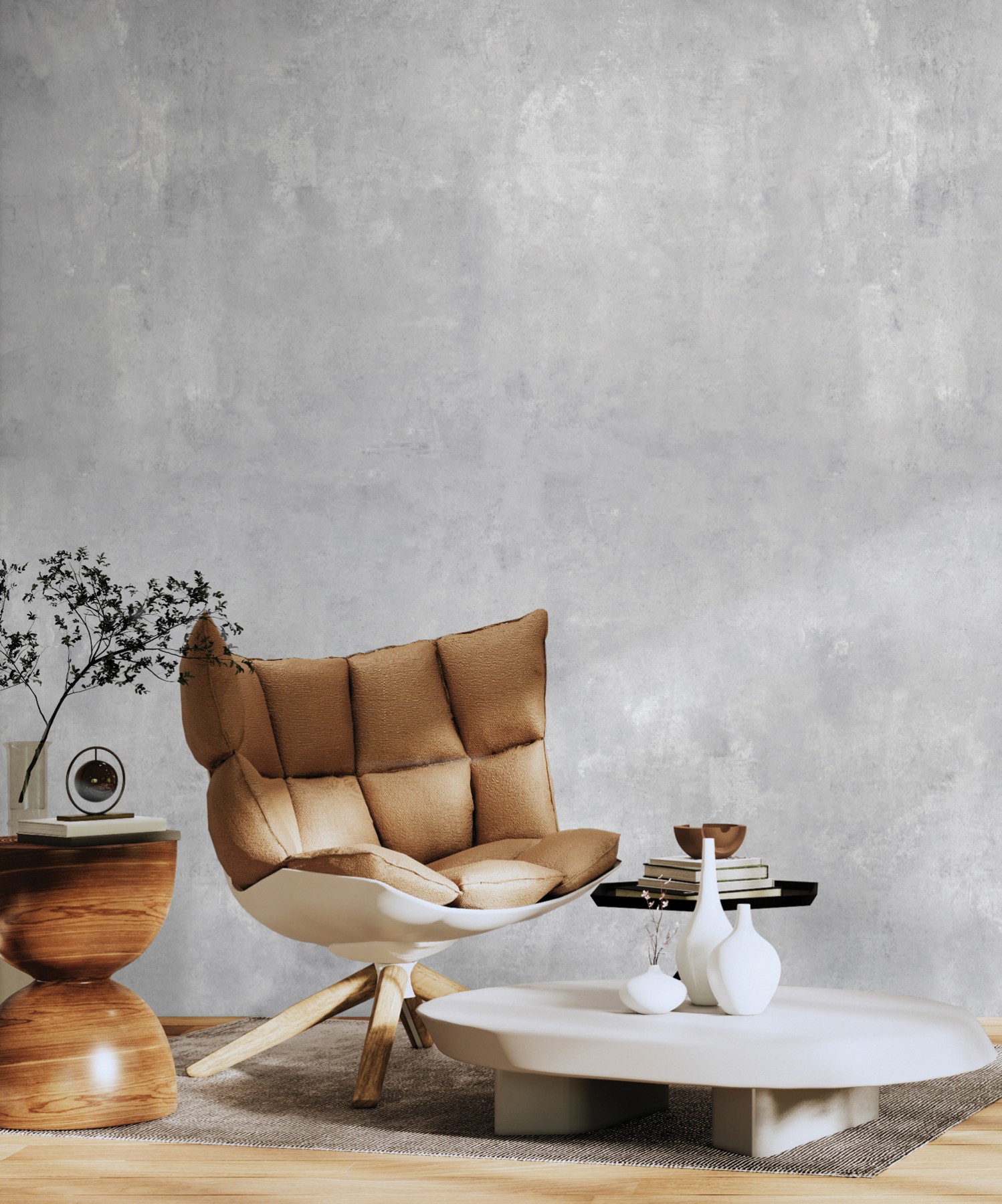 Concrete Stucco Veneziano Wallpaper - Grafico Walls Australia