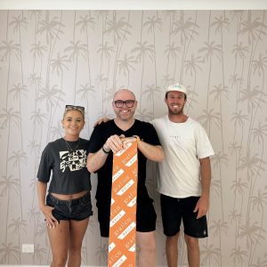 Damian, Jenny & Dylan - Grafico Wallpaper Installation