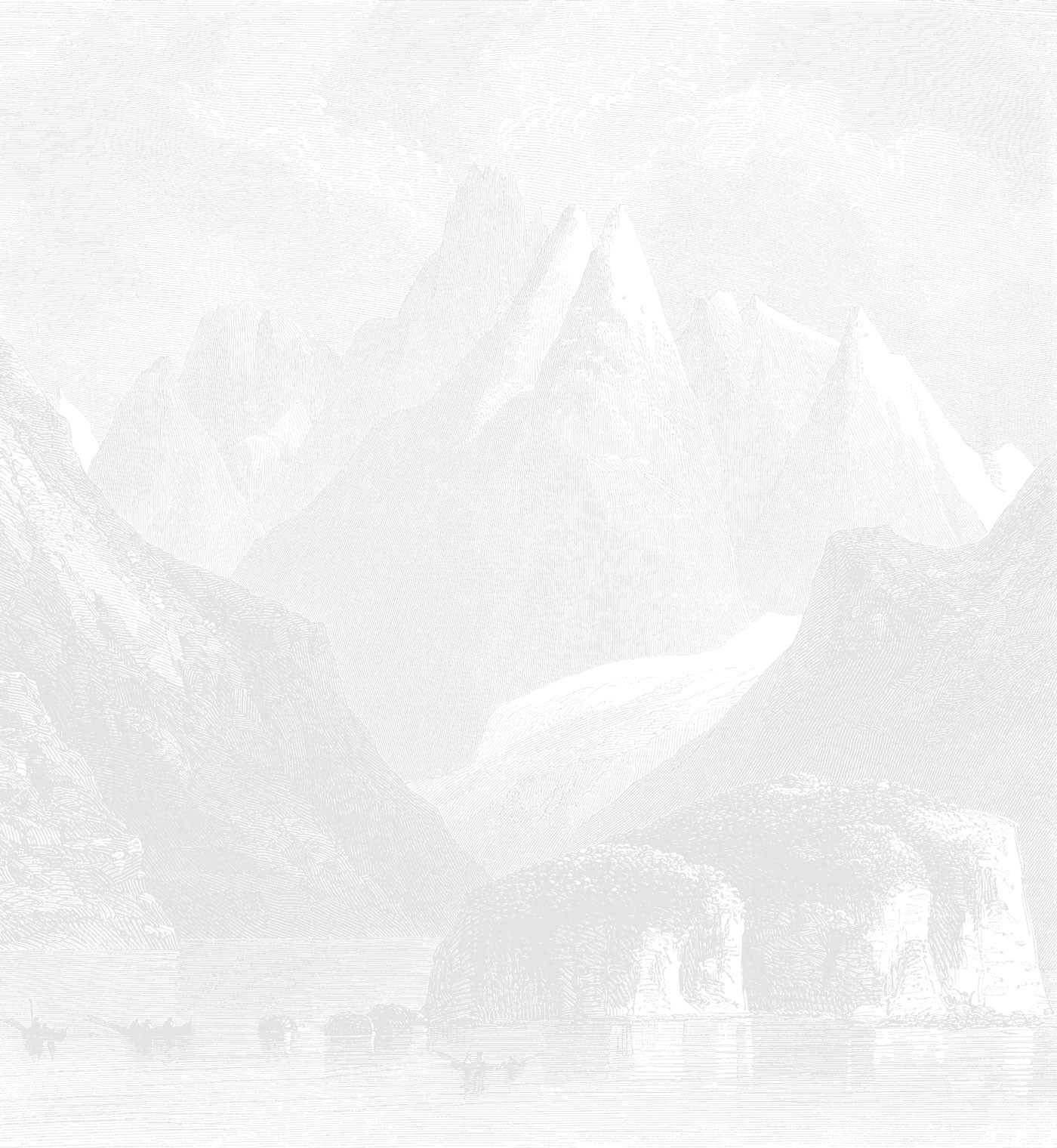 Mountain Ranges - Light Grey Wallpaper | Grafico Melbourne