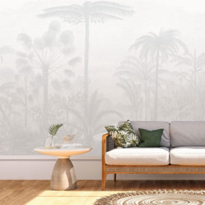 Amazon Palms - Light Grey Wallpaper | Grafico Melbourne