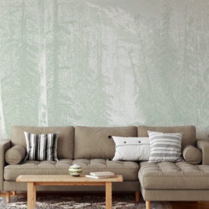 Fir Forest - Sage Green Wallpaper | Grafico Melbourne