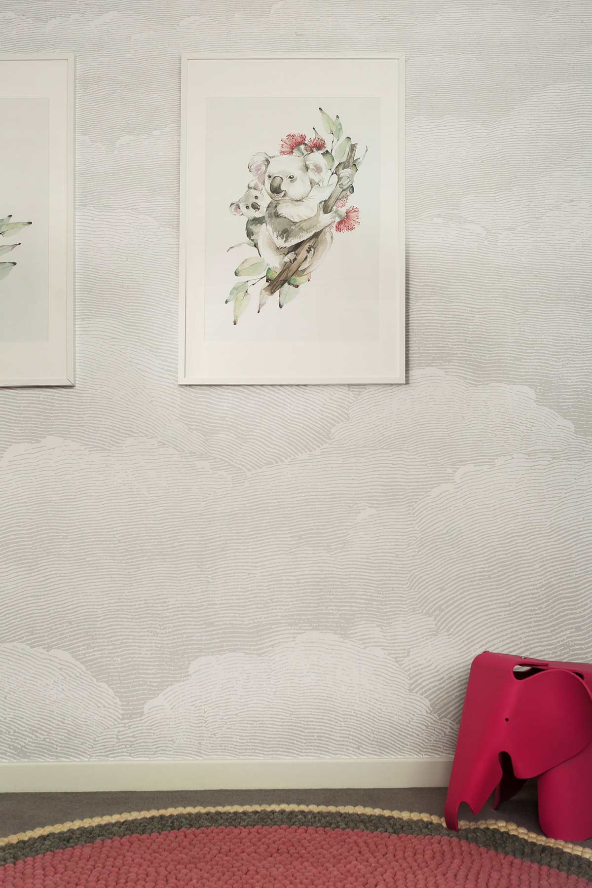 Etched Clouds - Cool Grey Wallpaper | Grafico Melbourne