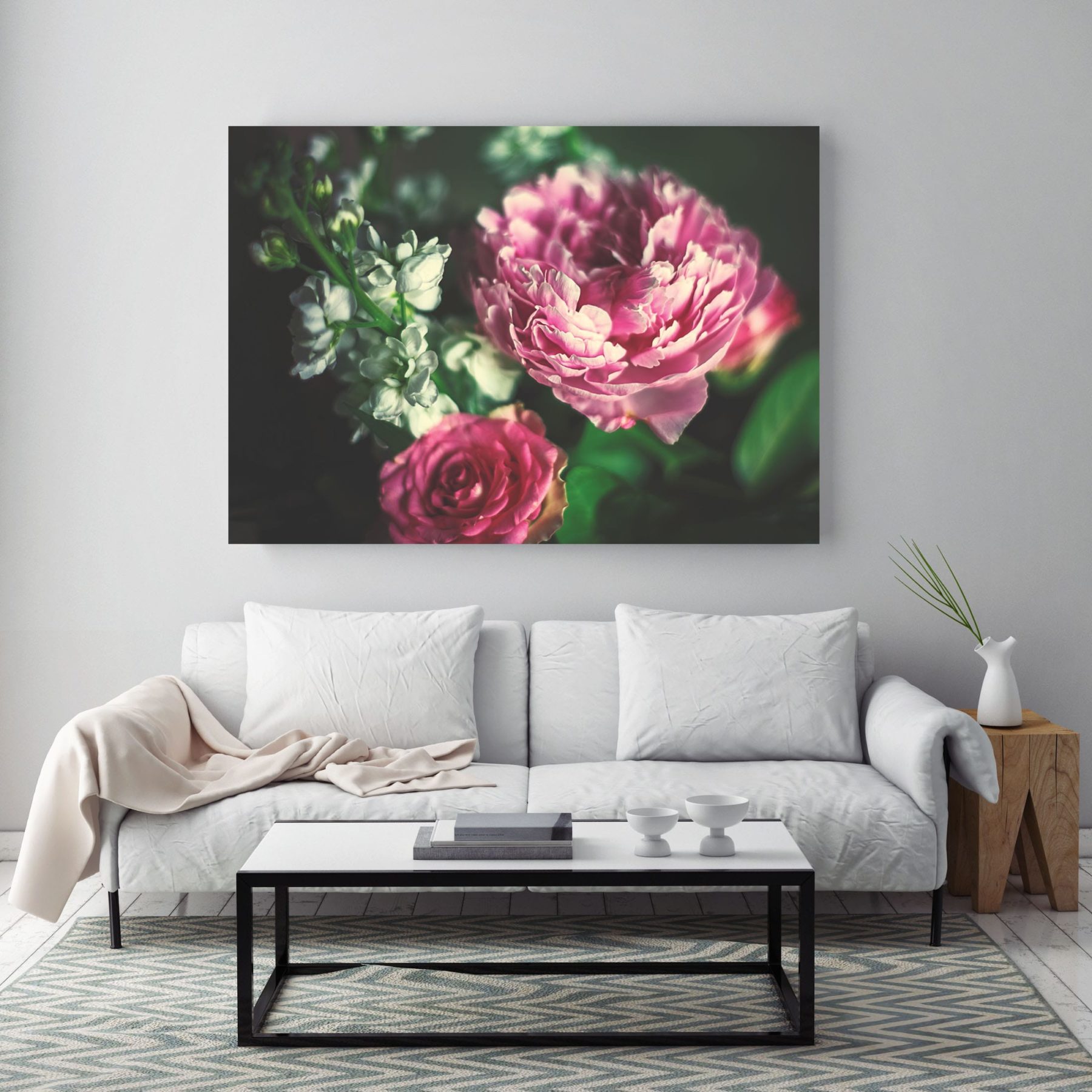 Floral Bouquet | STRETCHED CANVAS | PRINTED PANEL