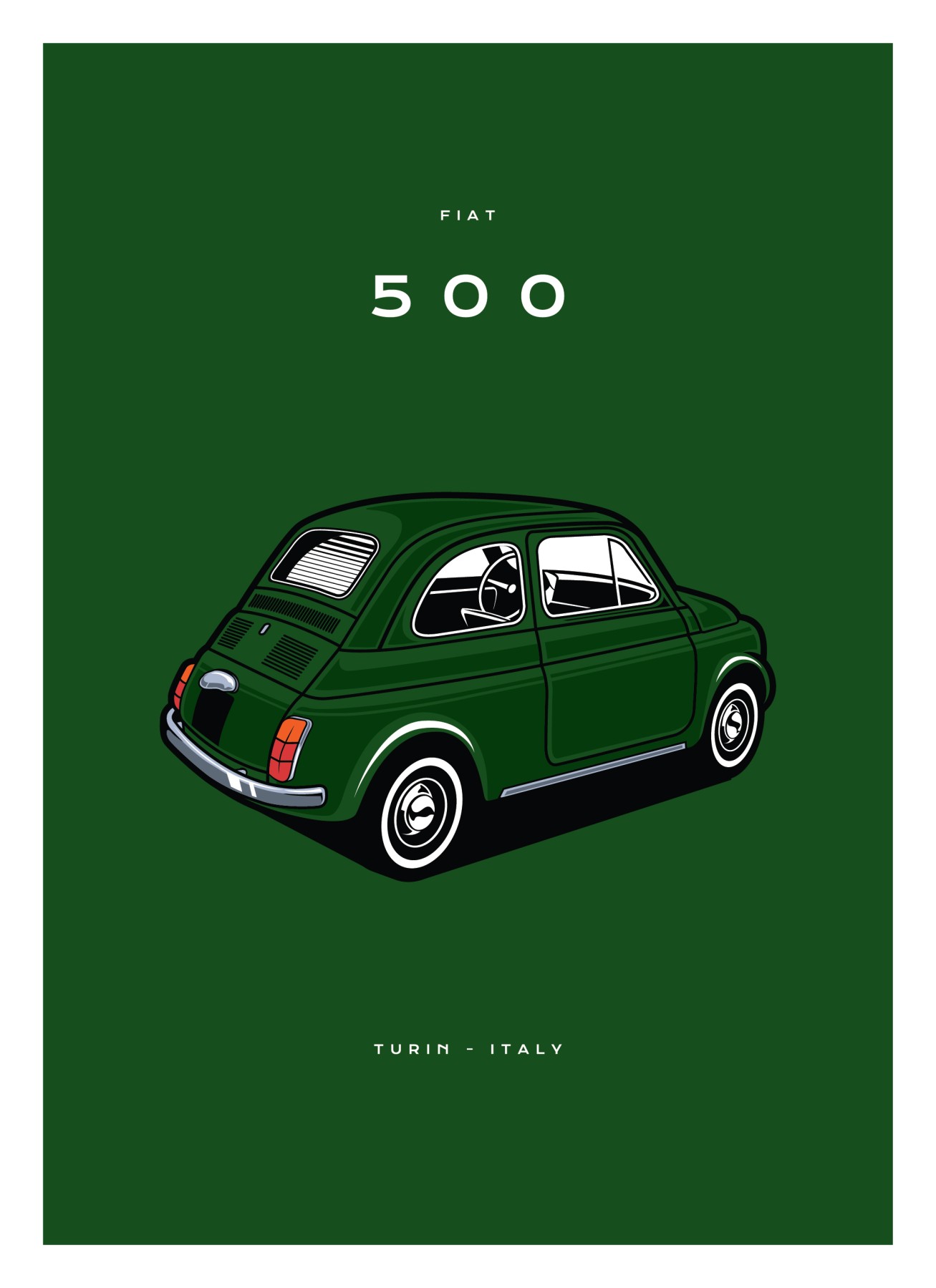 Fiat - 500 - Green