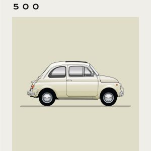 Fiat - 500 - Light Creme