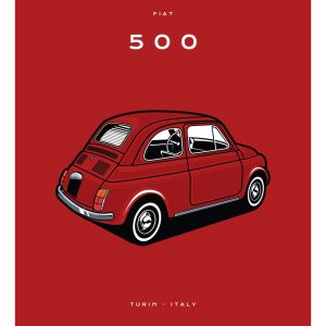 Fiat - 500 - Red